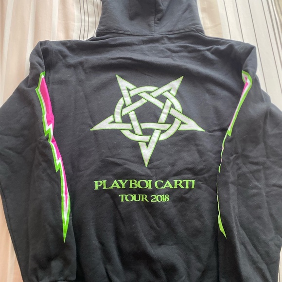 Playboi Carti Neon Tour glow in the dark hoodie - Picture 2 of 3